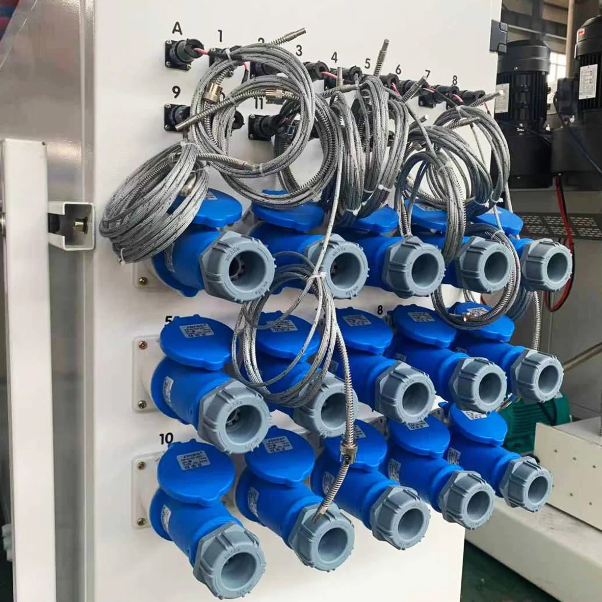 high efficient lower consumption more output sjsz conical double screw extruder
