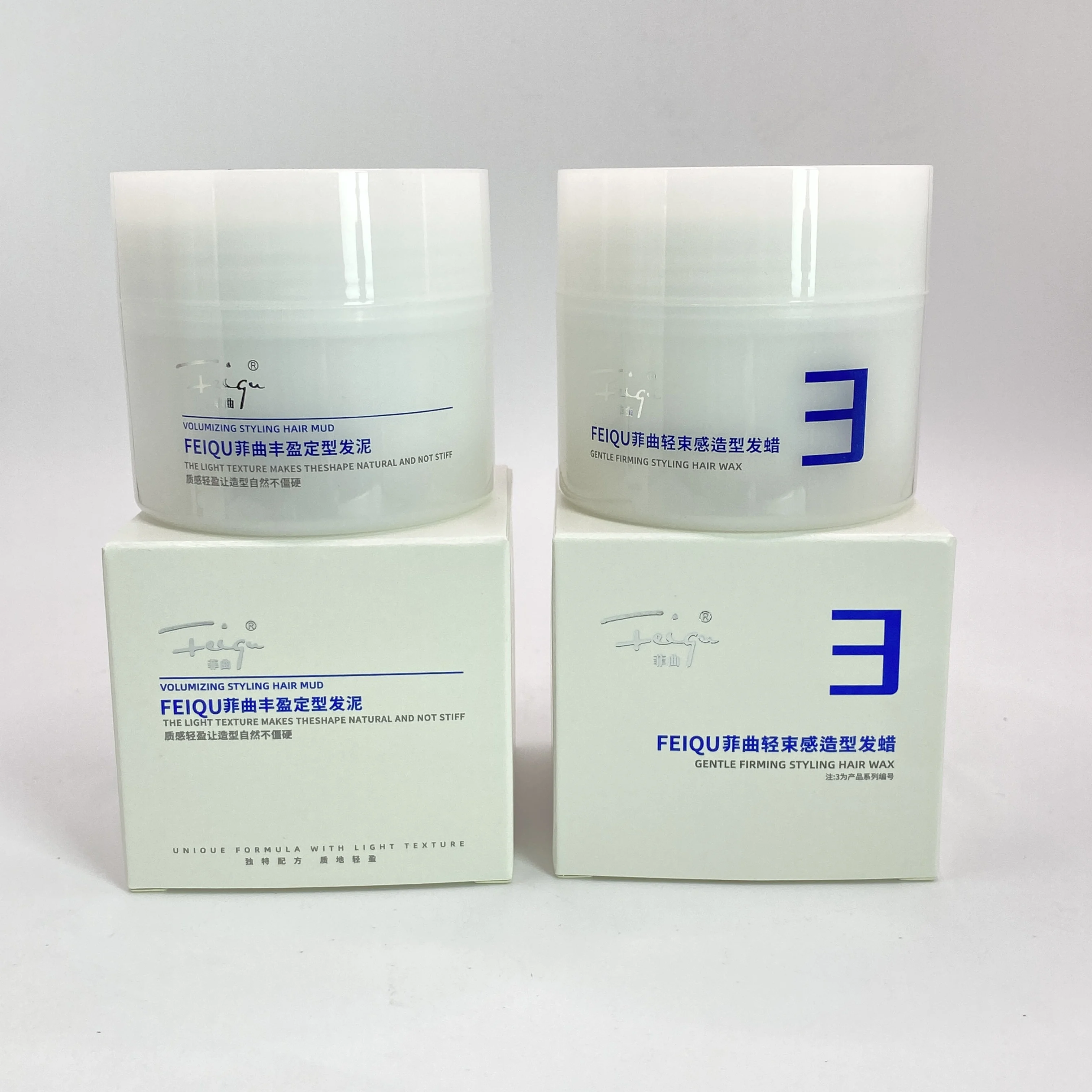 Wholesale Factory Hair Styling Products Professional Barber Hair Mud Clay Natural Matte Look Matte Pomade with Low MOQ