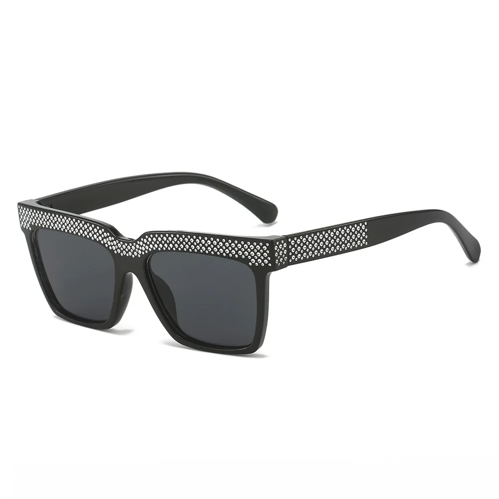 2024 Luxury Designer Branded Personalised Men Shades Glasses For Men Retro Classic Sunglass Diamond Square Sunglasses