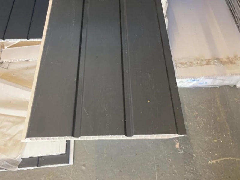 PVC  hollow sheet with  soffit