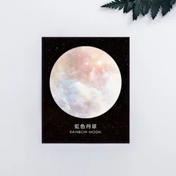 Novelty Planets Design Sticky Notes Different Round Designs Sticky Note Pad Moon