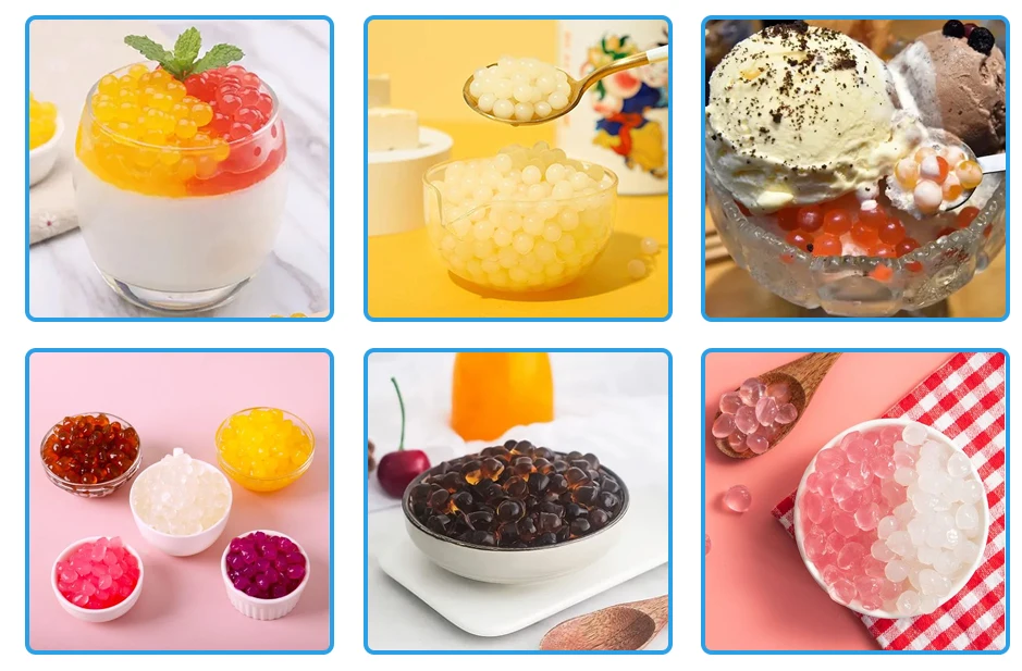 taiwan bubble tea pearls milk tea water fruit juice filling popping boba bursting ball production line