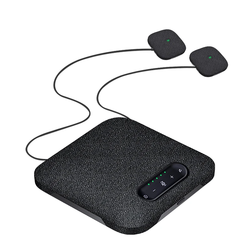 WODWIN Expansion Mics HIFI Audio Build-in 3000mAH battery Wireless Conference Microphone For Meeting Room