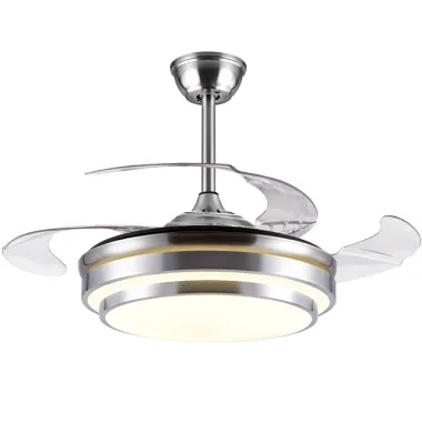 72W Super Bright Remote Control LED Smart Ceiling Fan Light For Bedroom Living Room Hotel Apartment Villa