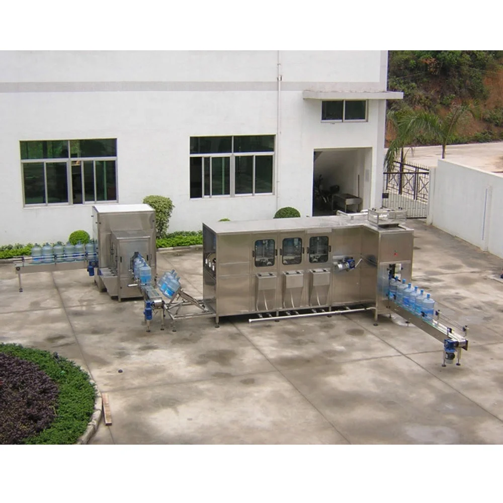 
18.9L/ 19L/ 20L/ 3 Gallons/ 5 Gallons Bottle Barrel Jar Drinking Pure Mineral Water Filling Bottling Machine Production Line 