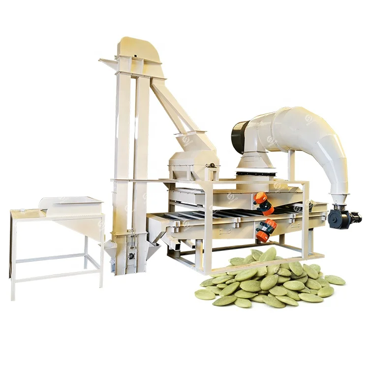 High Quality Watermelon Seed Sheller Pumpkin Seed Cleaning Shelling Separating Machine