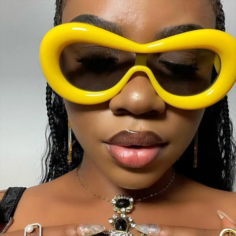 2120/9369 Latest Fashion 2023 Hot Sunglasses Vintage Thick Frame Women Shades Sunglasses