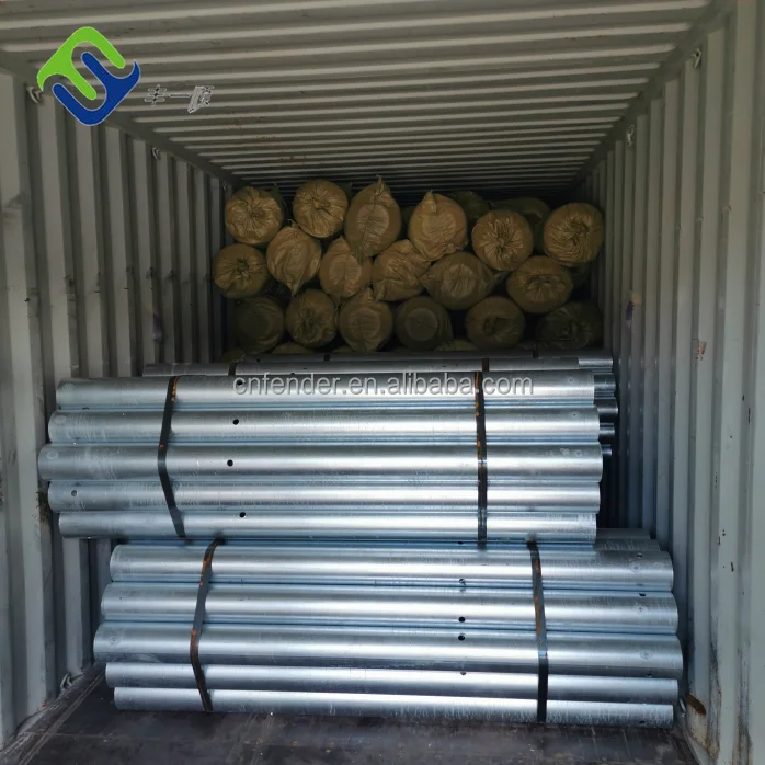 Manufacturer EVA rolling road barriers bucket fence energy absorbing for highway safety