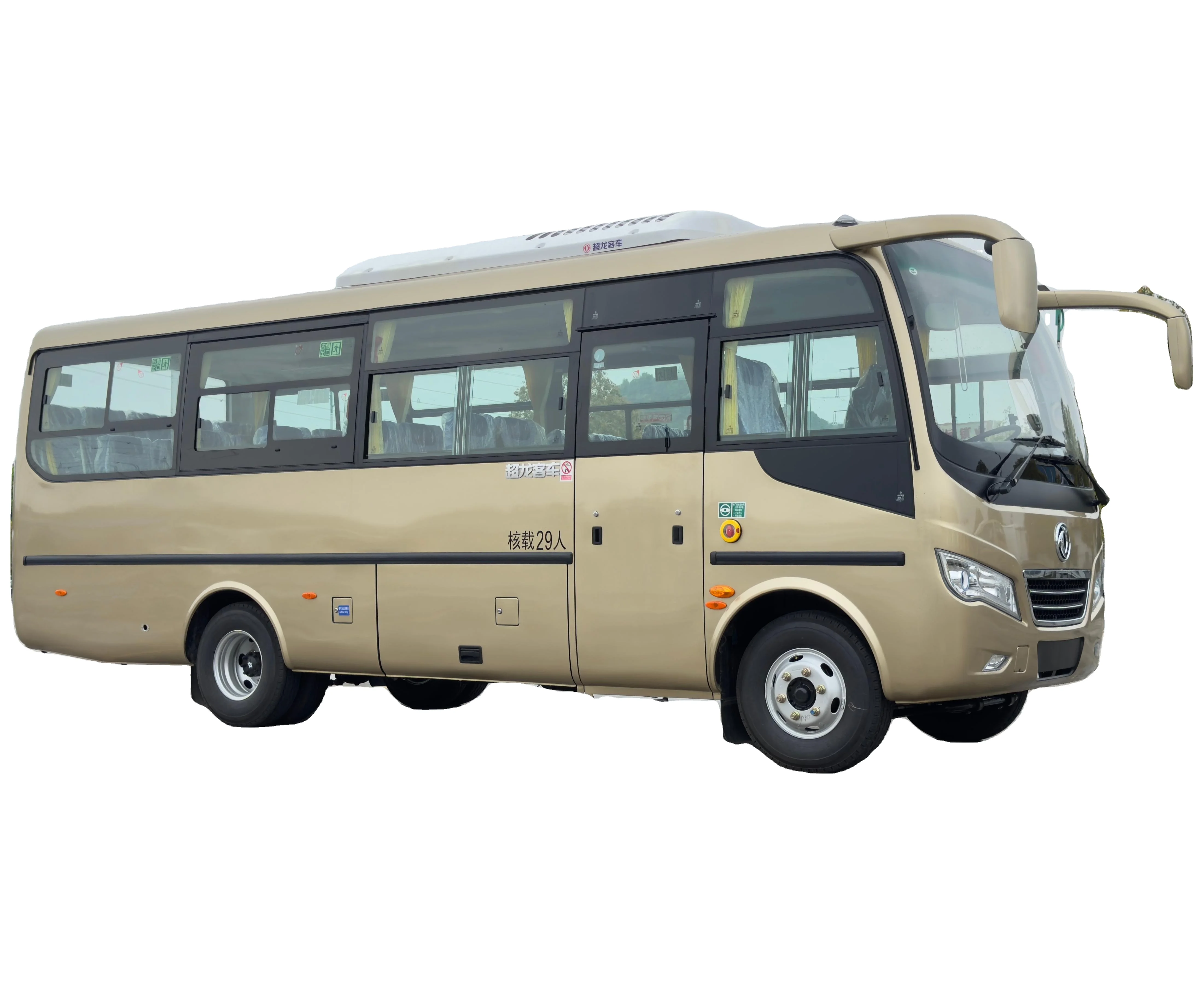 Low price Dongfeng Chaolong 27-29 seat diesel bus long-distance coach coach high performance and high quality