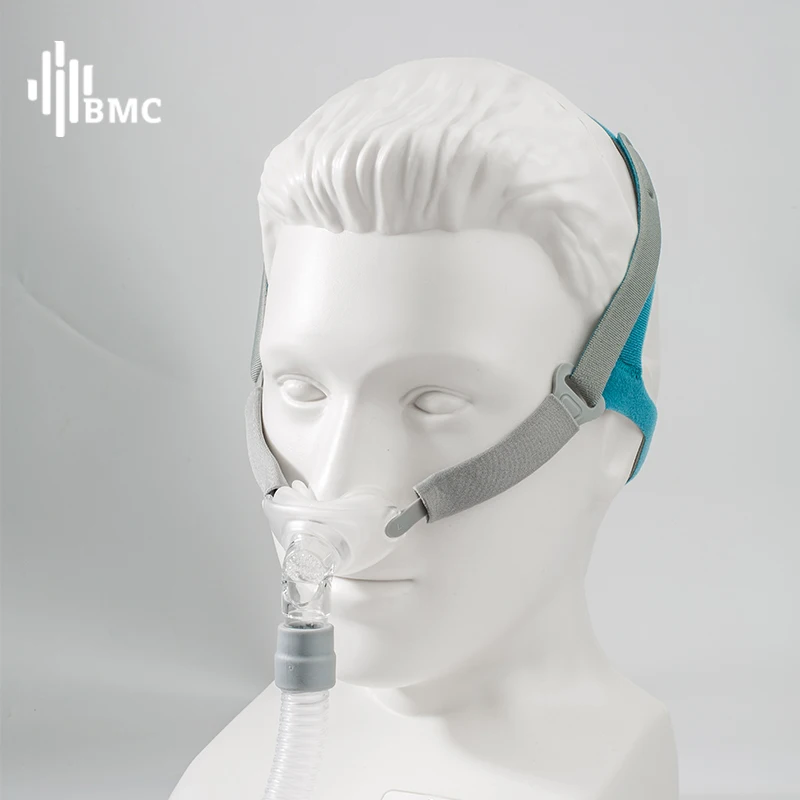 BMC 2021 New Design P2 Nasal Pillows Masks S M L Size Bipap Sleep Apnea Machine Ventilators Cpapmask Nasal Pillow CPAP Mask