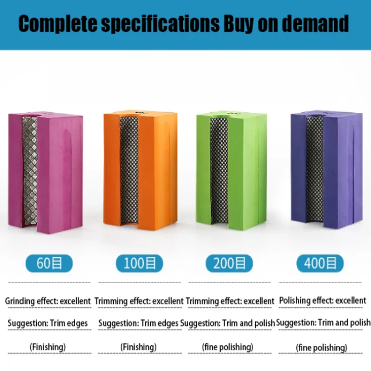 Arc trimmer tile rock slab marble quartz line edging grinding and polishing tool