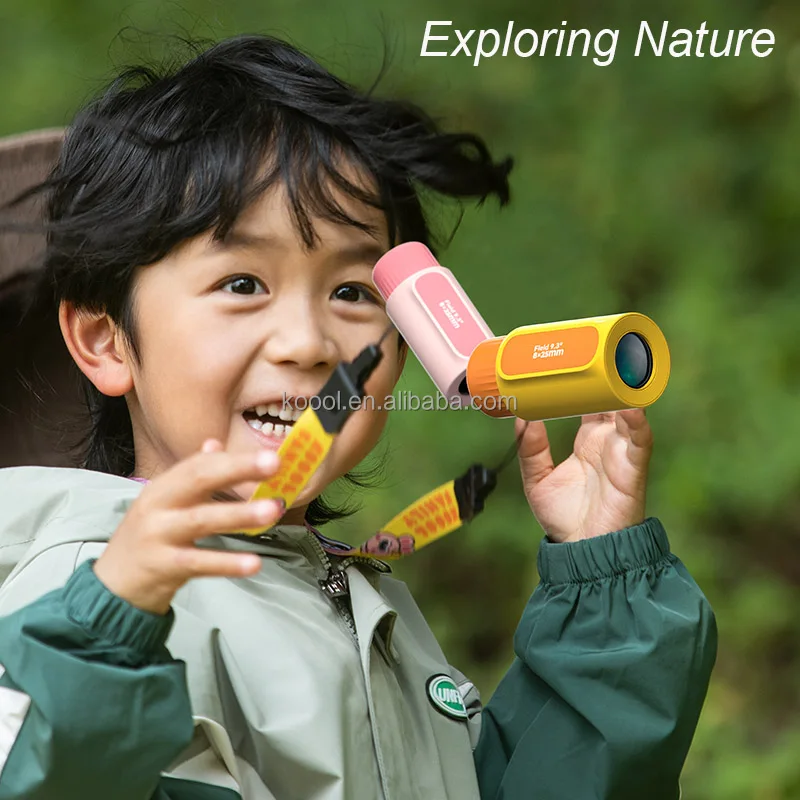 K57 8x Magnifying Kids Science Gifts Educational Toy Telescope LED Flashlight Astronaut Space Toys