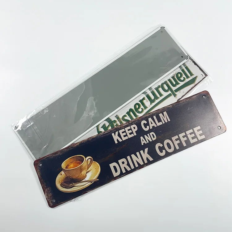 Custom Made Sign Vintage Plaque Pub Signboard Wall Decor Retro Nostalgia Plates Poster Metal Tin Signs Craft Cafe Bar Iron Cock