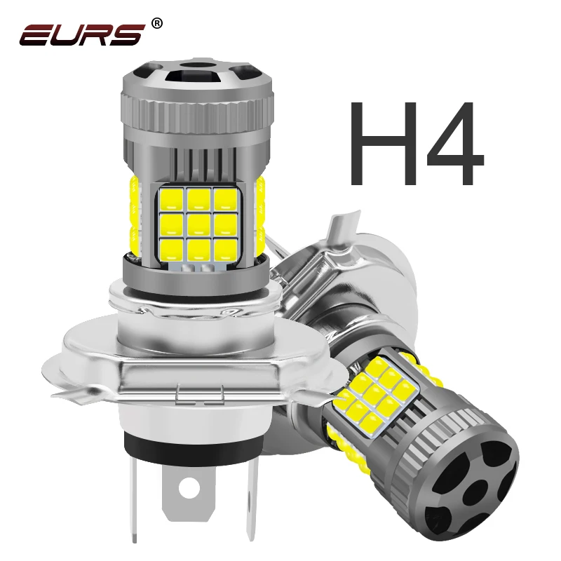2022 Factory Supply Newest BA20D P15D H4 Motorcycle Light White 6000K 3030 36SMD All in One Fan High Quality
