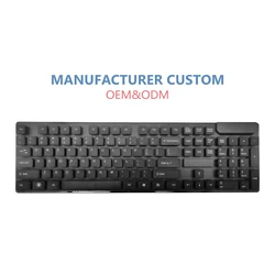 Portable multi-media membrane chocolate keycaps ergonomic wireless hebrew keyboard