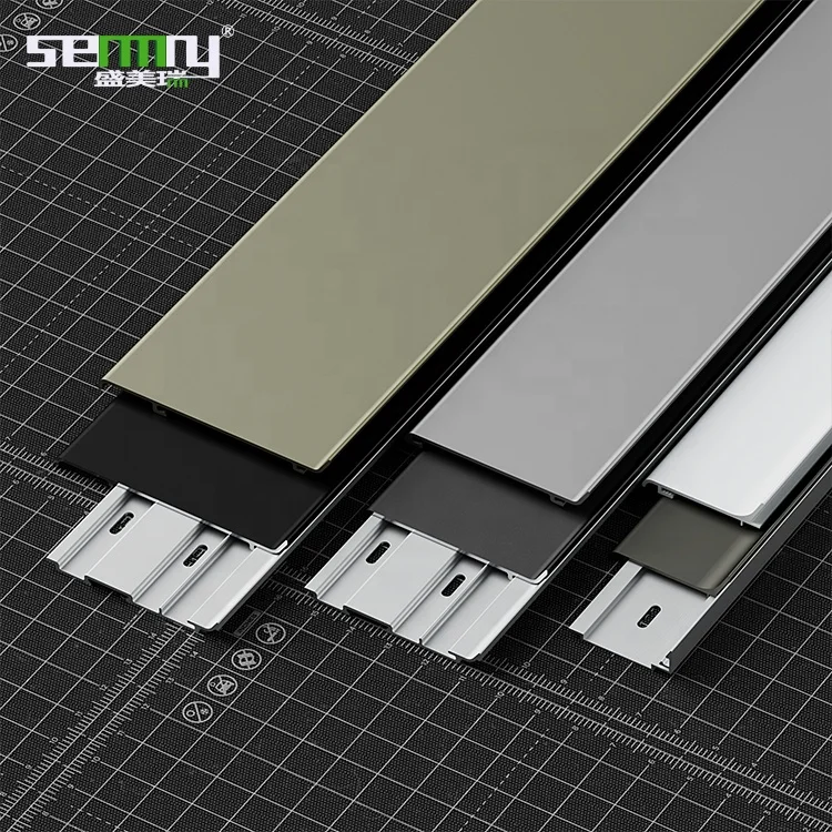 High Quality Good Look floor coverings and accessories Curve skirting board Aluminum  Alloy Skirting Board