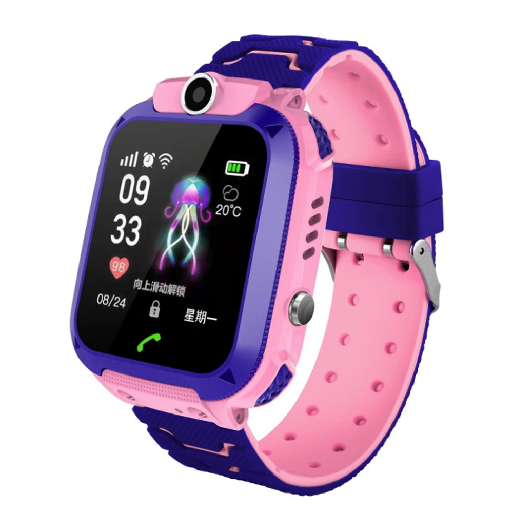 Amazon Hot Sale Q12 Smartwatch 2G Child Anti-Lost SOS Call GSM LBS Location Kids Smart Watch Q12