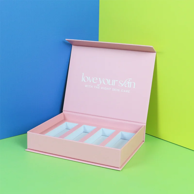 custom biodegradable lipgloss gift unique board cosmetiques embalagem para camiseta magnet cosmetic makeup packaging paper box