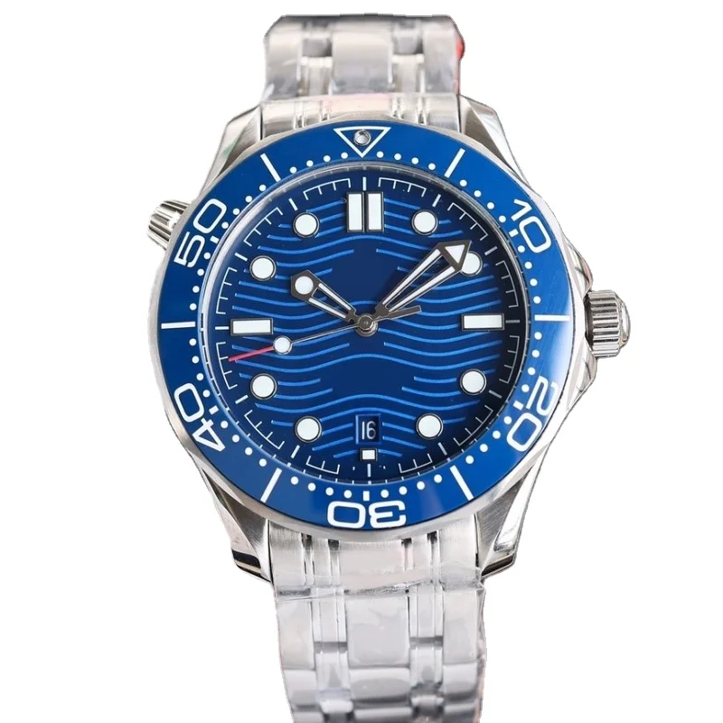High-End Fashion Mens Waterproof Chronograph Auto Date Business mechanical Watches for Men cheapest Luxury watch