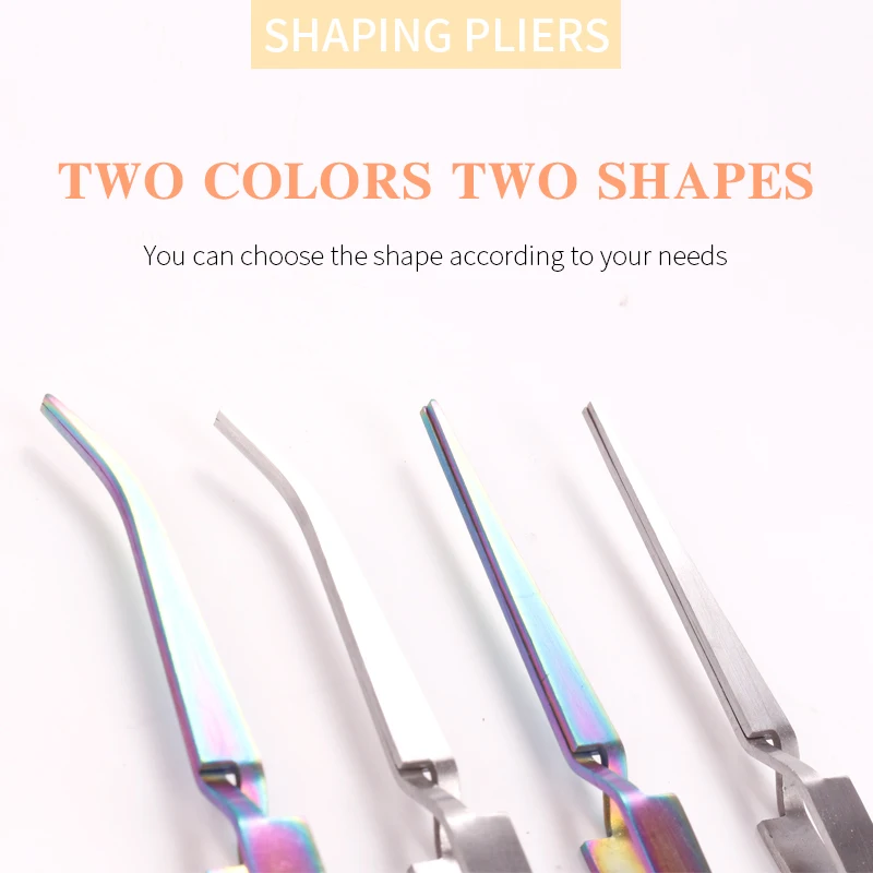 Двухголовый Красочный Прочный Золотой Серебряный инструмент для маникюра