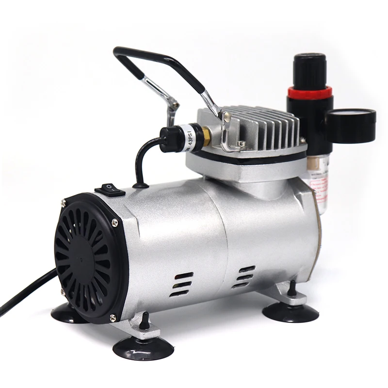 Royalmax TC-20BK 1/6HP Piston Airbrush Compressor Kit