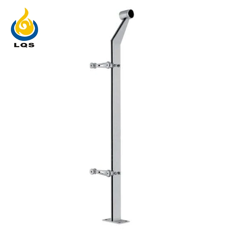 High Quality Balustrade Railing Parts Indoor Stair Railings Stainless Handrail Post For Glass Balcony Railing