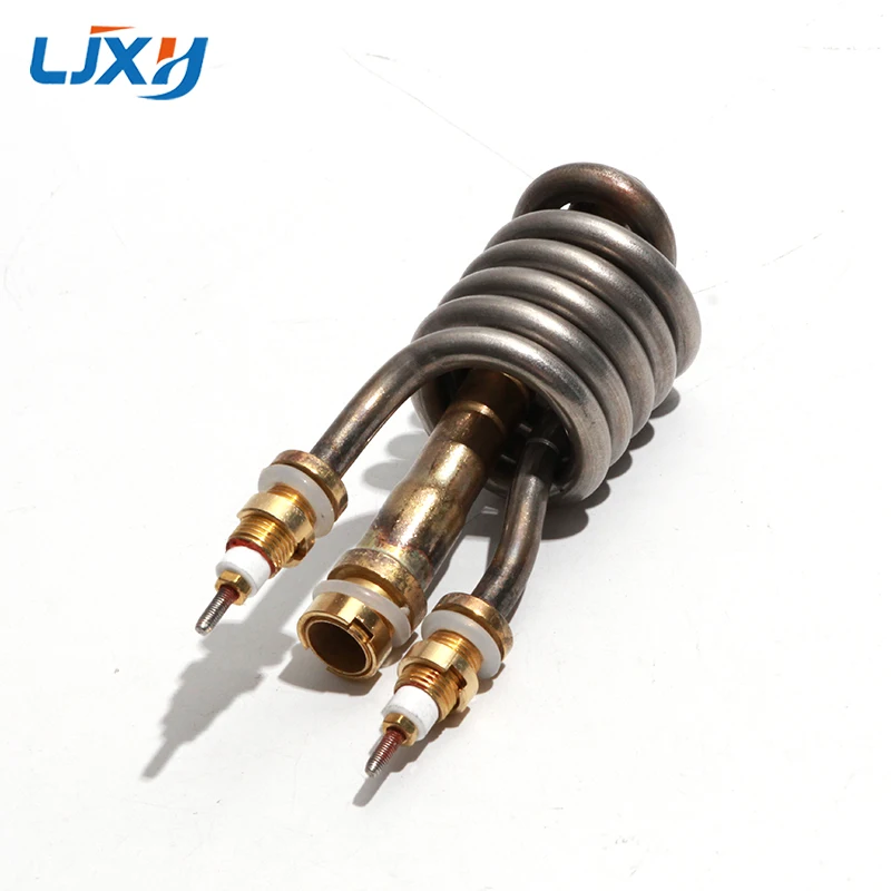 LJXH Stainless Steel Heating Pipe Tubular Element 220V 3000W Electric Faucet Heater Tube Instant Hot Heater Accessories 1pc