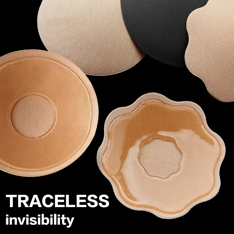 Disposable breast pasty disposable boob tape and nipple pad sexy pasties silicone cover for women reusable nipple cover