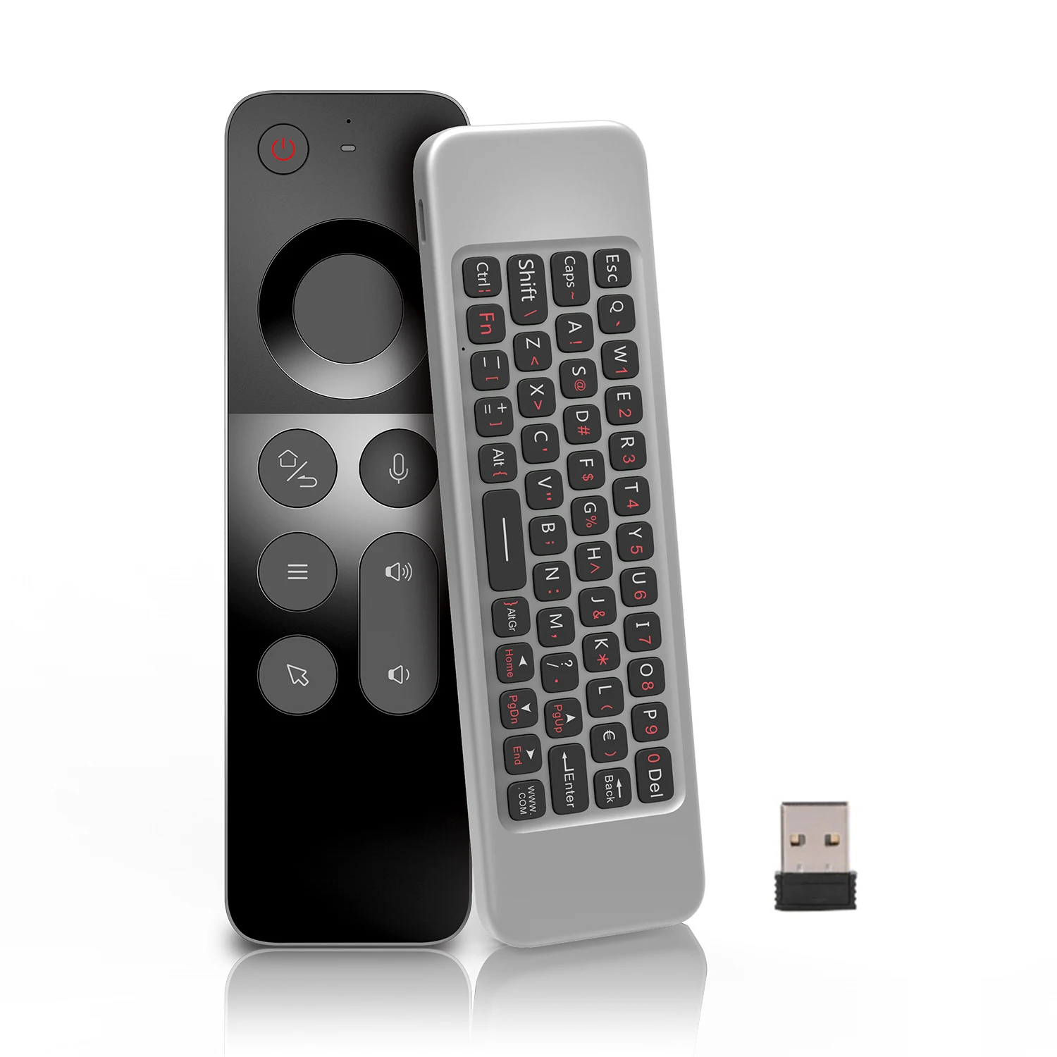 W3 2.4G wireless voice air mouse remote control mini keyboard for Android TV box / Windows / Mac OS / Linux gyroscope remote con