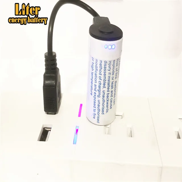 USB 3 7 в литий-ионный перезаряжаемый аккумулятор 1000 мАч usb «сделай сам» Внешний 18350