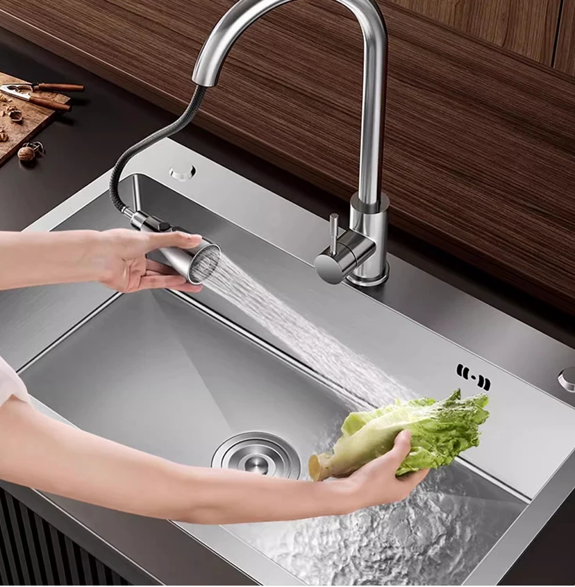 Factory  High Quality Stainless Steel Single Bowl Kitchen Sink Multiple Styles