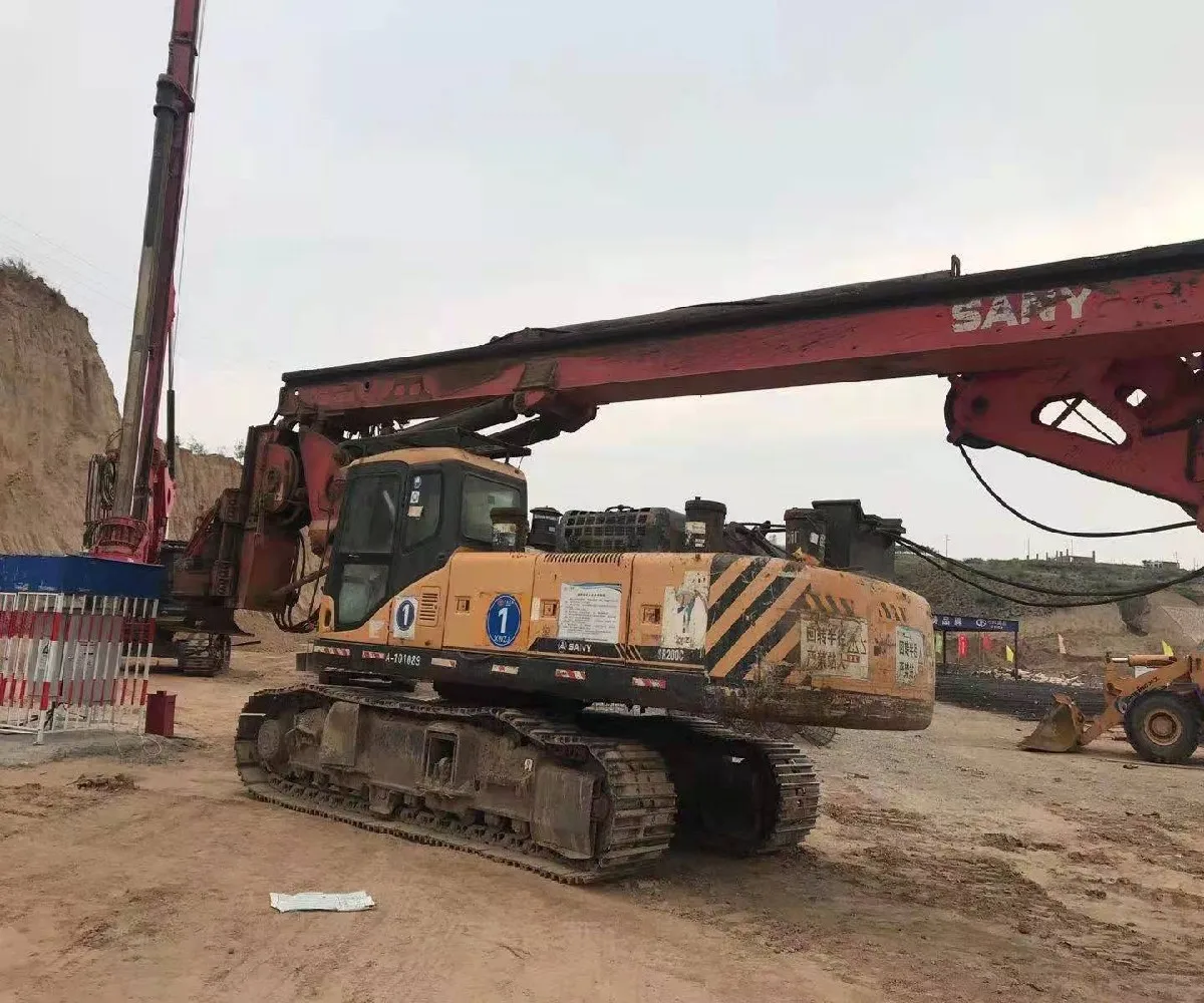 Used SANY SR200 DRILLING RIG HYDRAULIC DRILLING RIG MADE IN 2013 WITH LOW PRICE