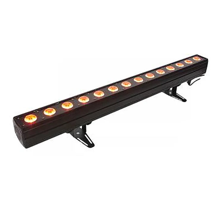 Светодиодный настенный светильник 18x10 Вт Ip65DMX rgbw меняющий цвет матовый черный