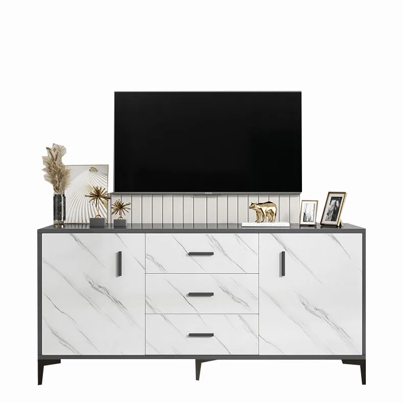 Современный дизайн, мебель для гостиной, Классическая мраморная Минималистичная ТВ-консоль