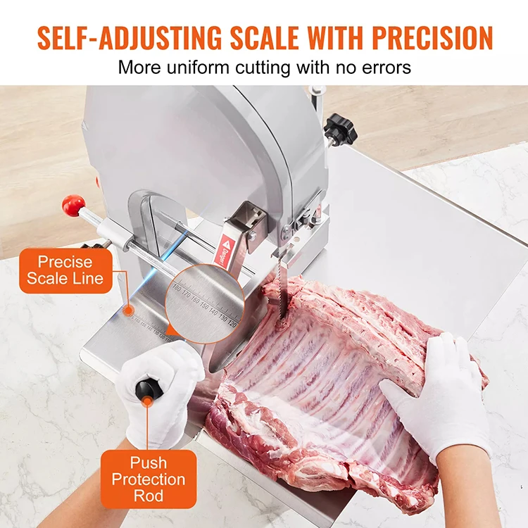 Commercial Frozen Chicken Meat Cutter, Electric Bone Saw Mutton Bone Sawing Machine