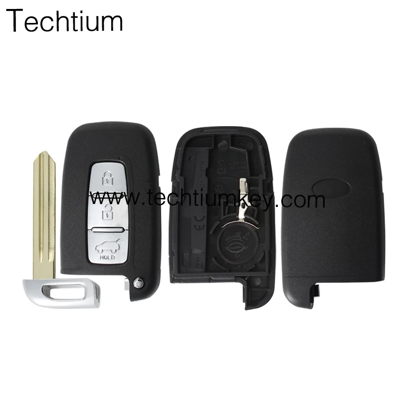 3 button Smart Key Remote Control key Fob for kia cerato key with Right Blade