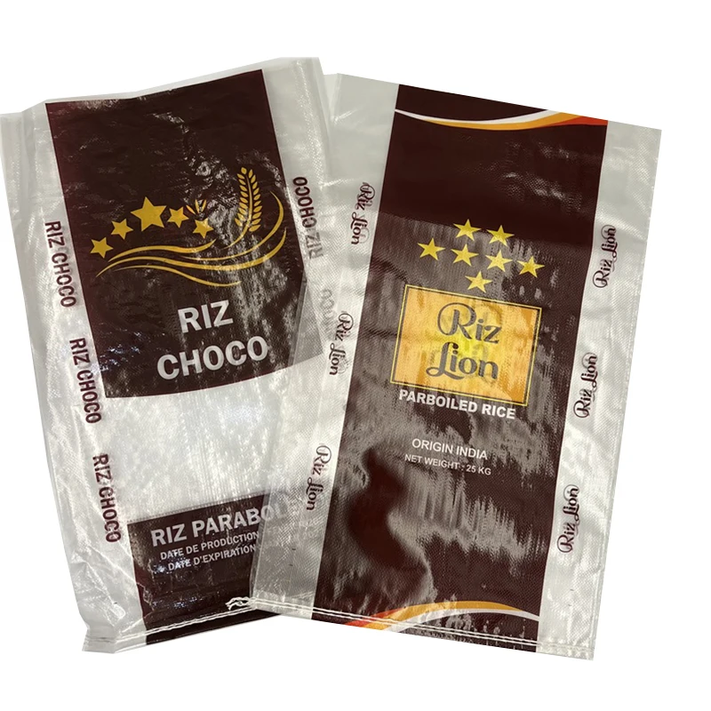 5kg 10kg 25kg 50kg 100kg 150kg custom plastic laminated wheat fish feed corn flour rice bags packaging sack