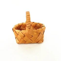 2022 New Arrival handmade bamboo wood chip rattan gift baskets wicker gift storage baskets for woven