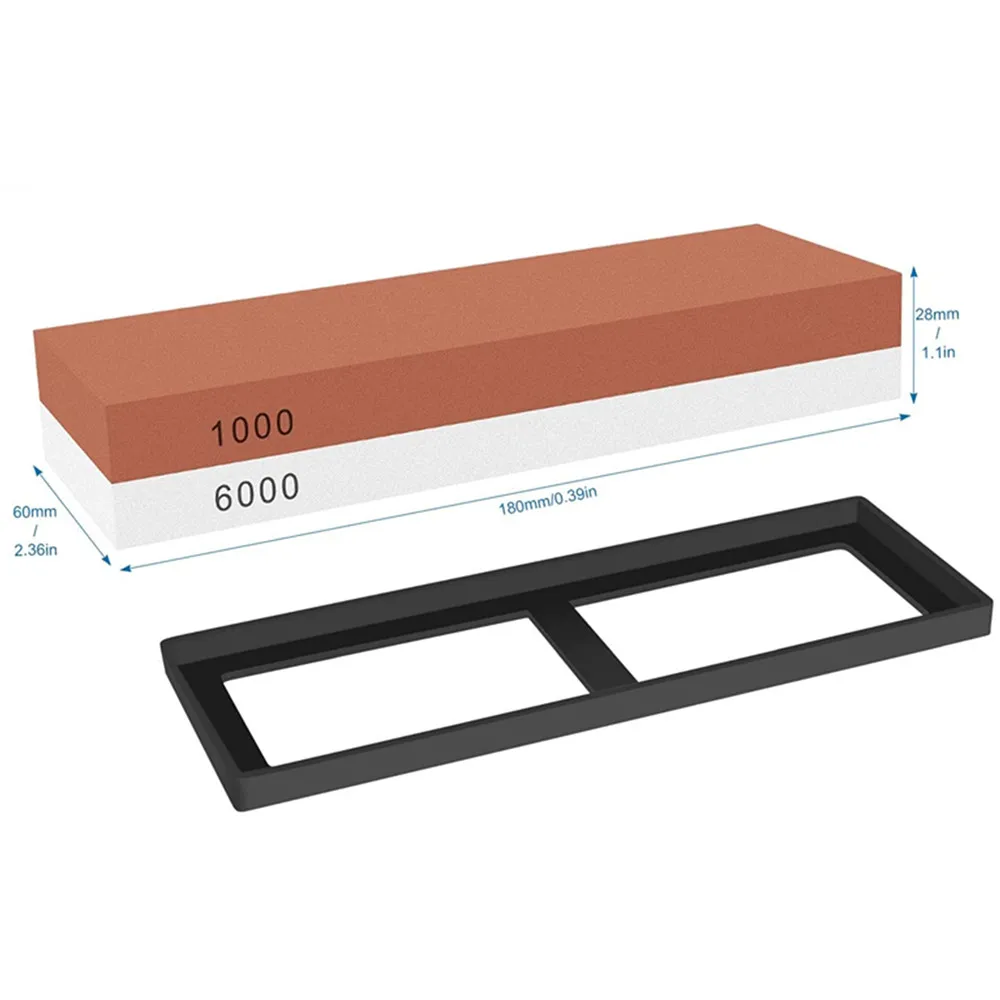 Premium Whetstone Sharpening Stone 2-Sided 1000/6000 Grit Whetstone