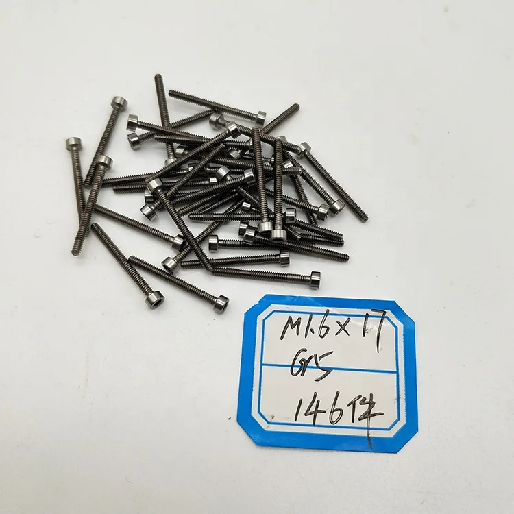 Hot sale m2 titanium countersunk screw antique bronze 7991