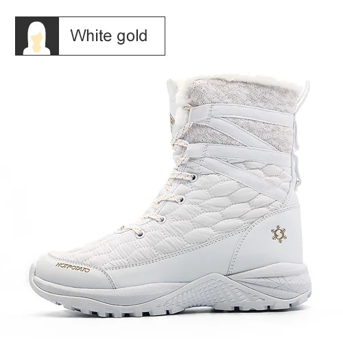 advanced non-slip  winter boots mid-calf plush snow shoes women