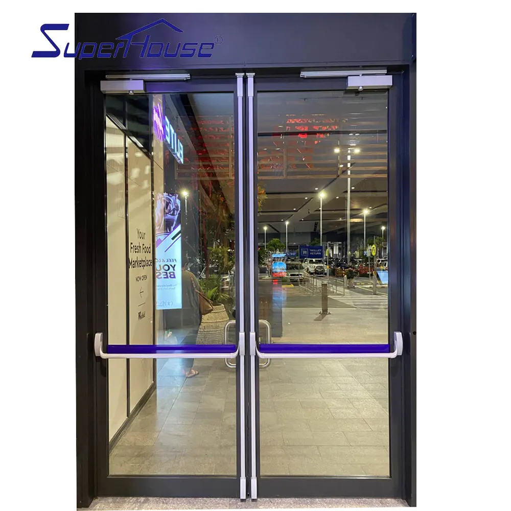 Florida Miami NOA approval Commercial aluminum escape door/fire rated doors exterior