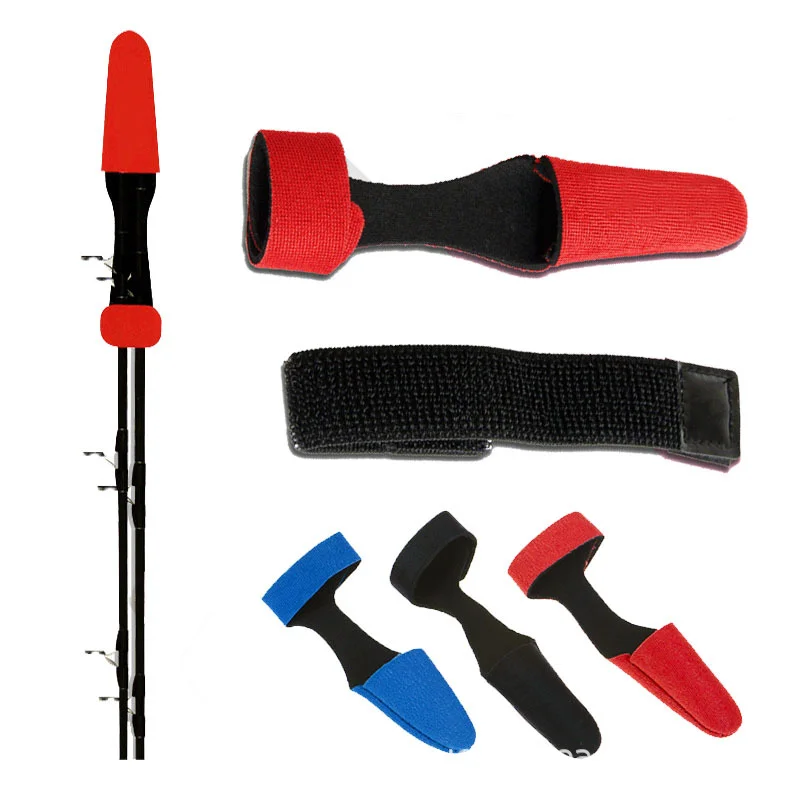 Factory Supply Fishing Accessories Fishing Rod Sleeve durable portable Neoprene Storage Bundling Strap Fishing Rod Cap