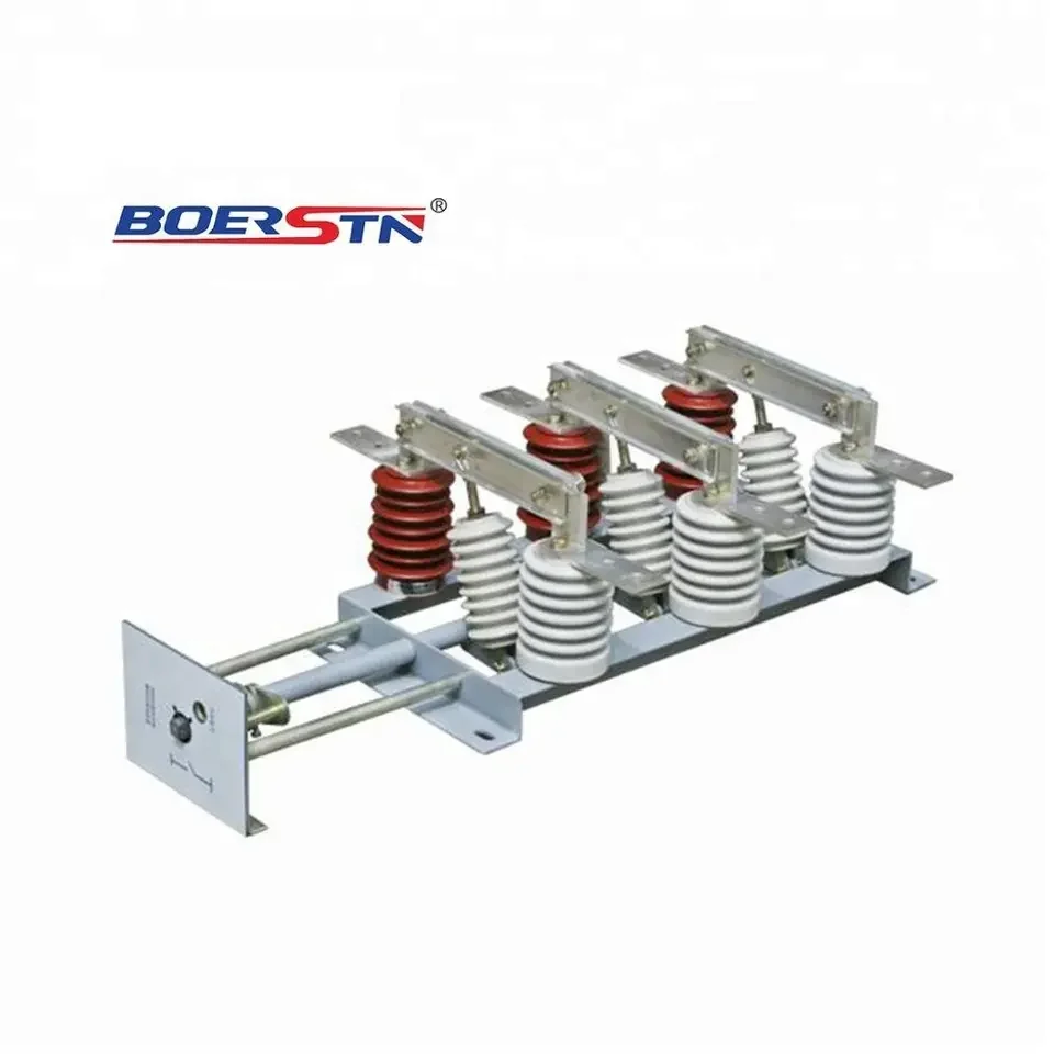 Specializing in the production of GN19-12C/630A indoor high voltage isolation switch 400A panel type knife gate disconnecter