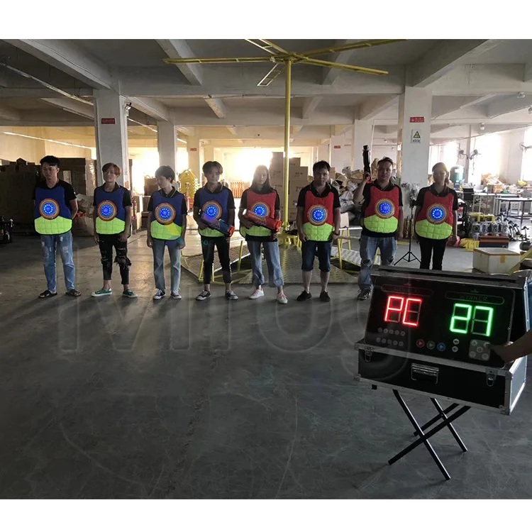 Hot Sales Inflatable IPS Sport Game Battle Light Shooting Arena Interactive IPS Light Vests for Kids and Adults