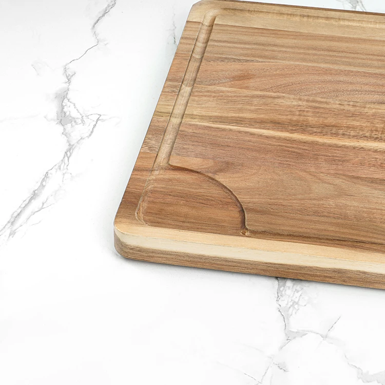 Household 304 stainless steel chopping board double sided cutting board multifunctional Wooden chopping board