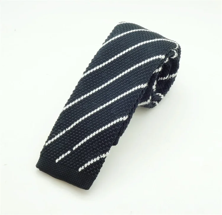 Hot Selling Neck Twill Stripe Contrast Fashion Unique Necktie Mens Neck Ties Skinny Tie