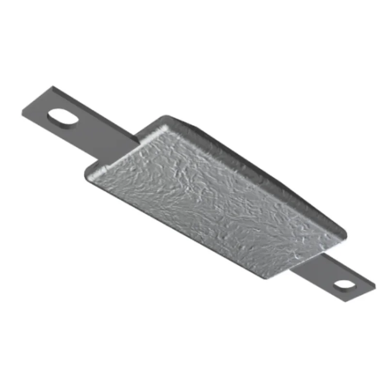 Swift 99.9953% Ultra-High Grade Zn 70mm Zinc Sacrificial Anodes for Sewage Treatment Plants