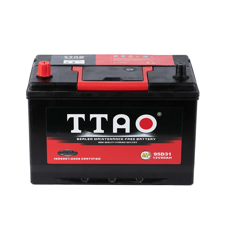  JIS MF свинцово-кислотные батареи автомобиля 12V 70AH 75AH 80AH 90AH 95D31 NX120-7 N70Z N70MF