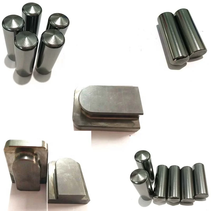Cemented Carbide Studded Pins For HPGR Breaking Iron Core